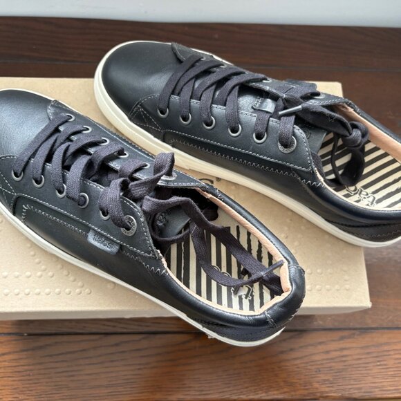 NW BOX Taos Footwear Winner Black Leather 9.5 M - Picture 3 of 4